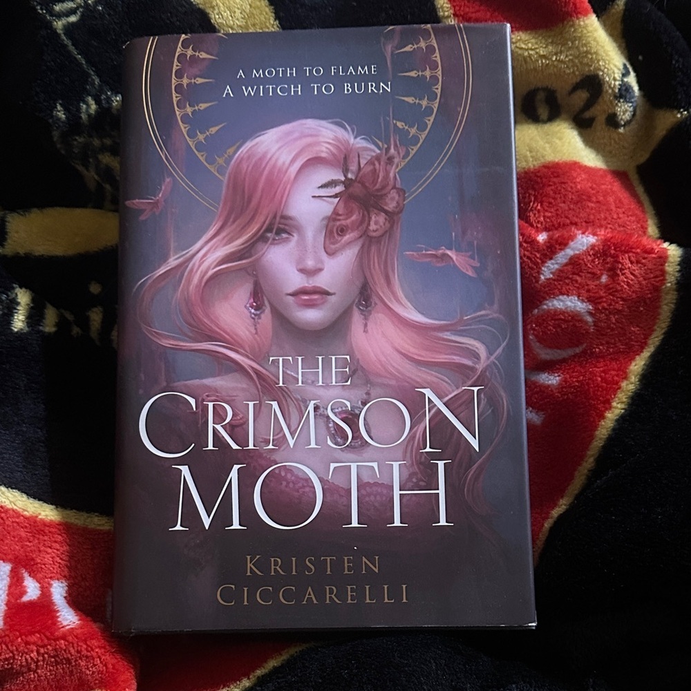 The Crimson Moth Book by Kristen Ciccarelli, Fairyloot Exclusive